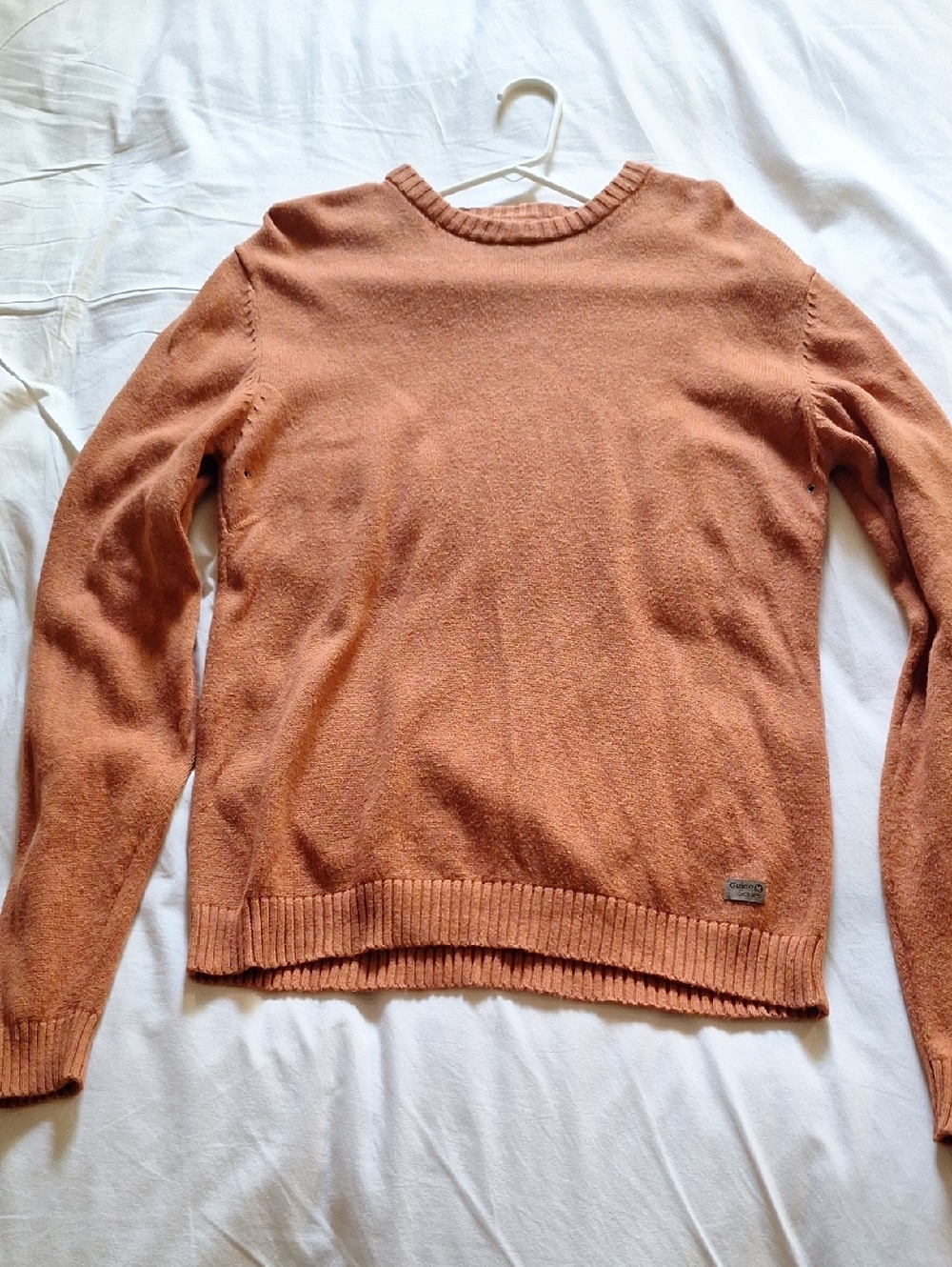Women's Crewneck Sweater in Burnt Orange by